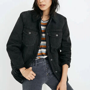 Madewell Black Jean Jacket